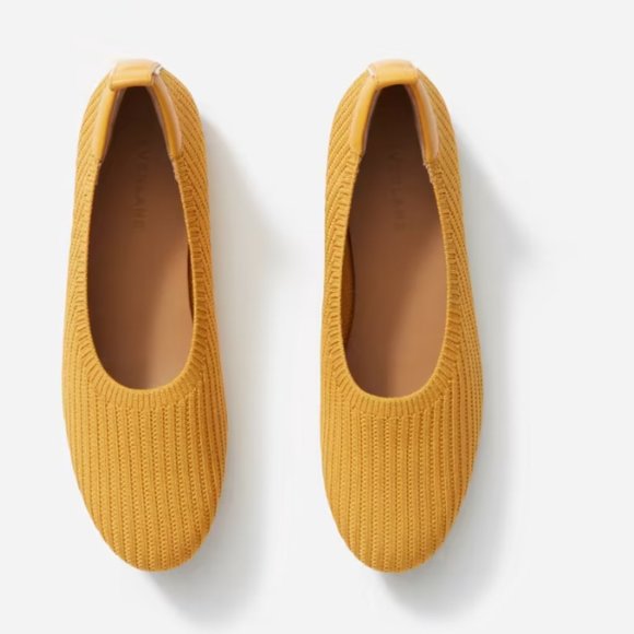Everlane The Day Glove in ReKnit Red ballet flats slip on skimmers - Picture 1 of 7